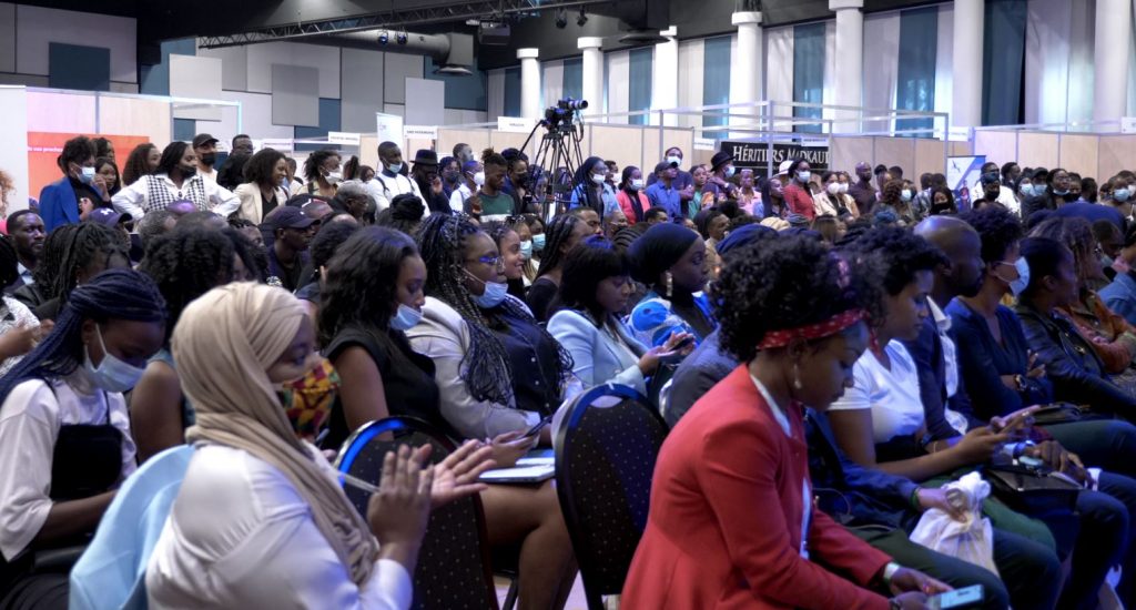 Les foules assistant aux différentes conférences du salon Business Africa