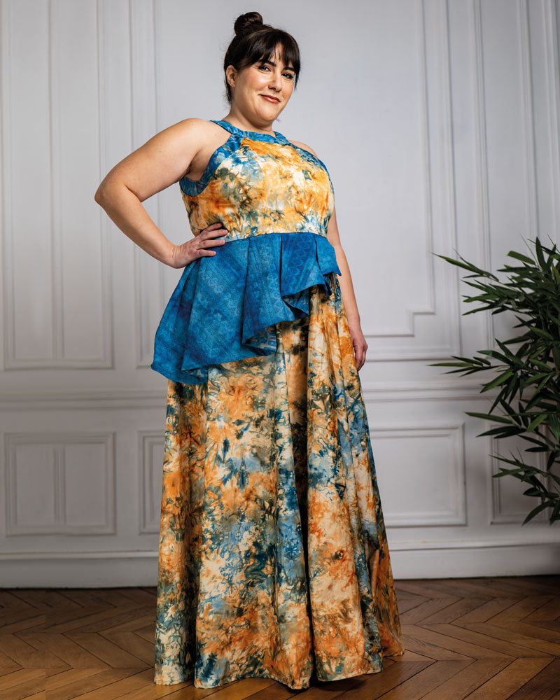 Robe longue teintée pour femme - Aradra